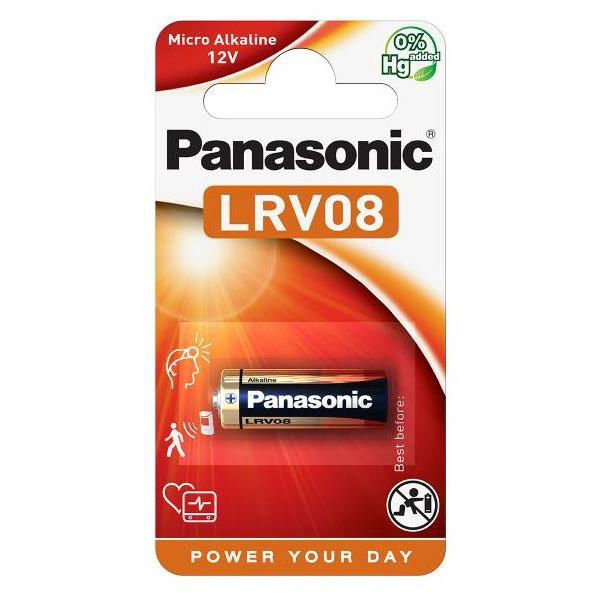 Panasonic LRV08L/1BP, 12V alká